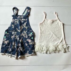 Matilda Jane Overalls & Tank Top-Both Size 4T